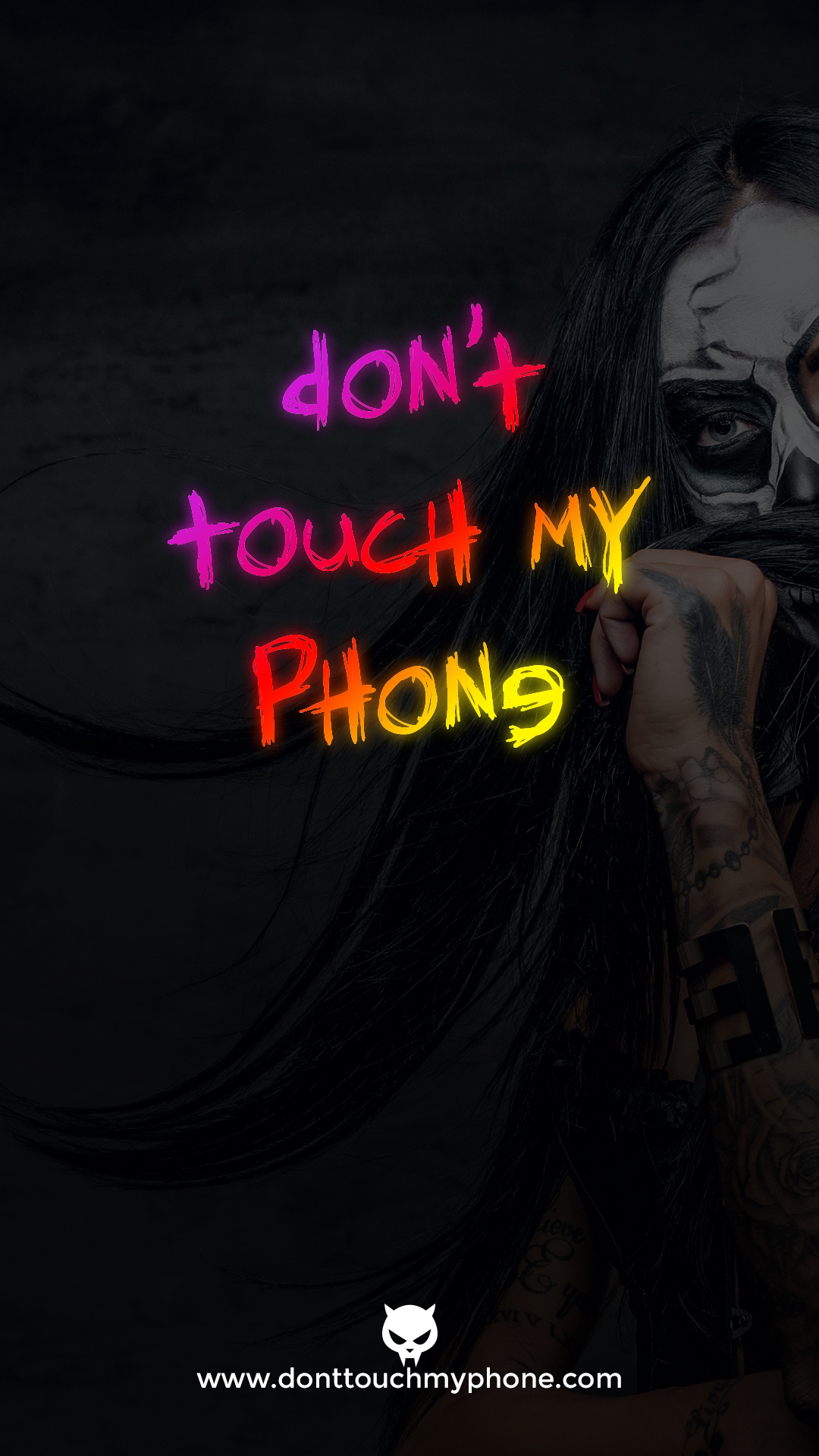 Don't Touch My Phone Scary Wallpaper Dont Touch My Phone